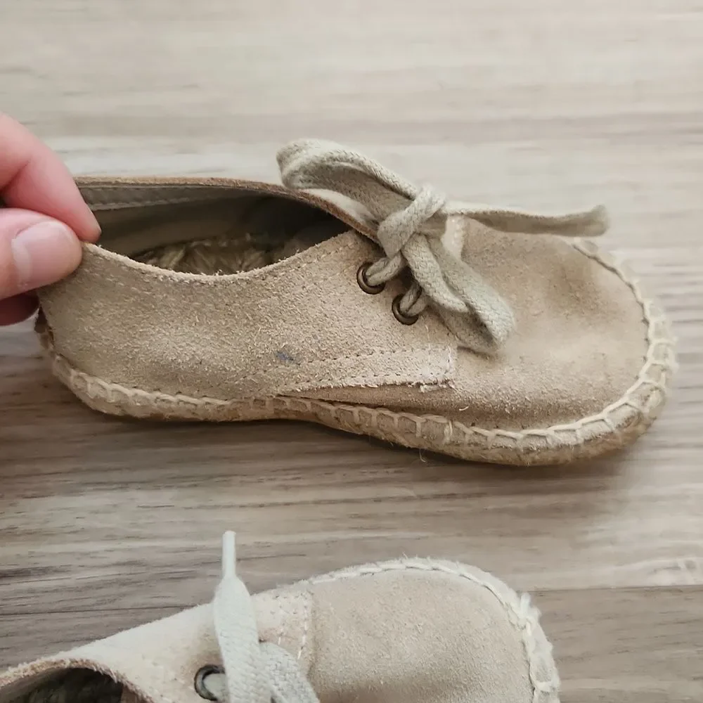 Kids MANGO Tan Suede Shoes